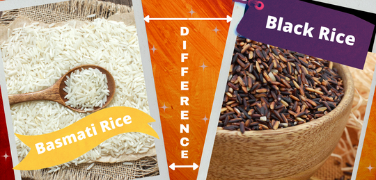 Basmati Rice and Black Rice