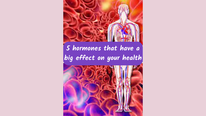 5 hormones that have a big effect on your health