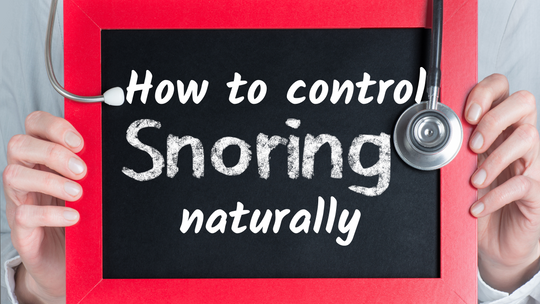 How to control snoring naturally