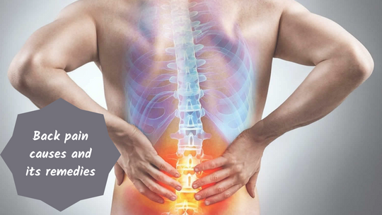 Back pain causes and its remedies